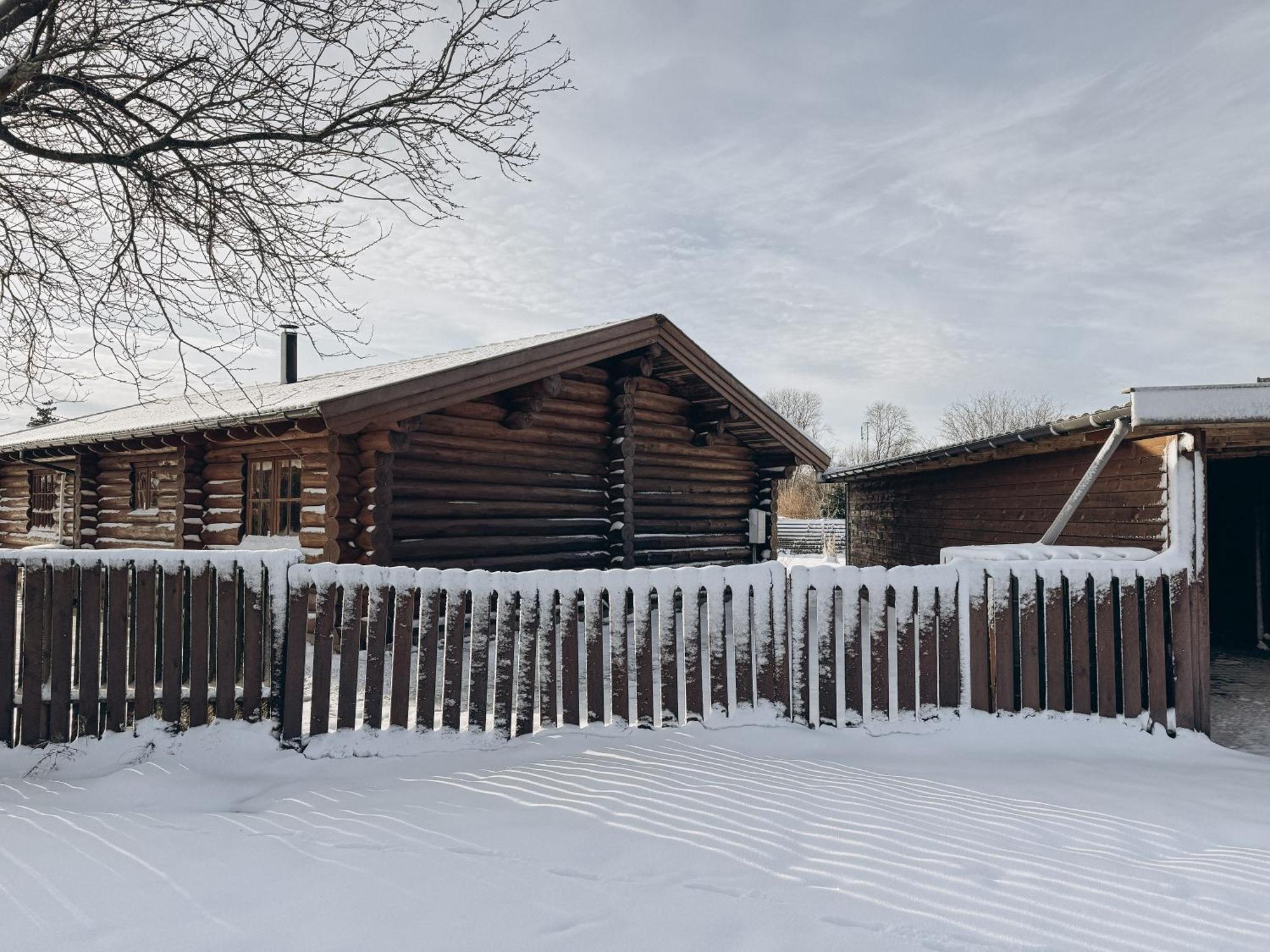 Fjordhygge - Authentic Wood Log Cabin Summerhouse Near Water, Fjord And Forest Jægerspris Exterior foto