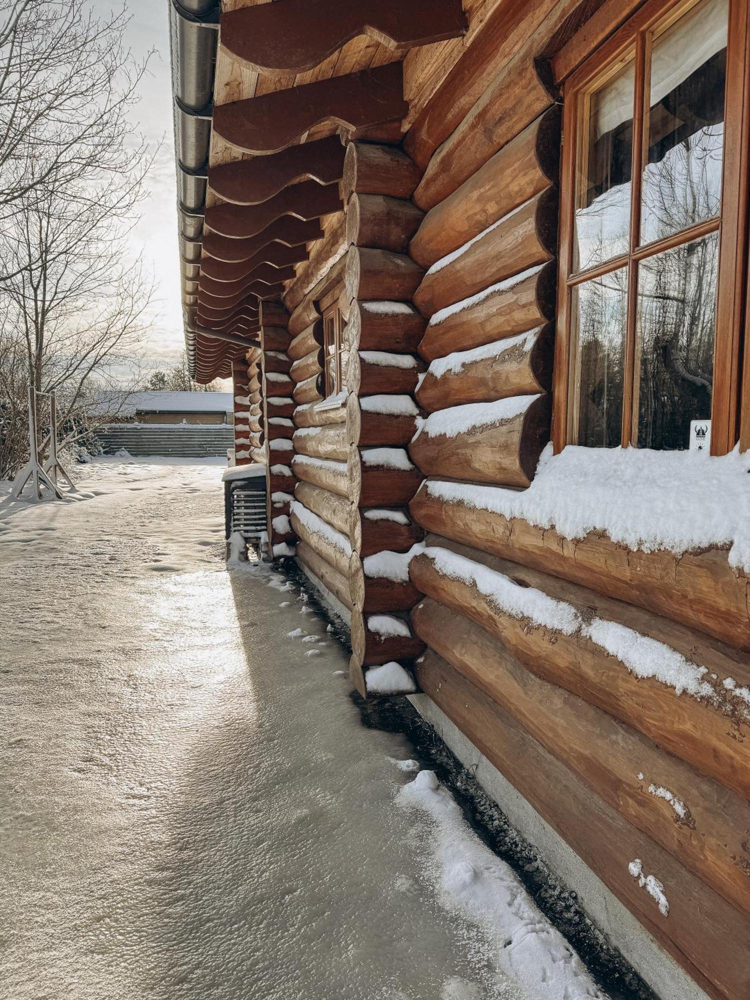 Fjordhygge - Authentic Wood Log Cabin Summerhouse Near Water, Fjord And Forest Jægerspris Exterior foto