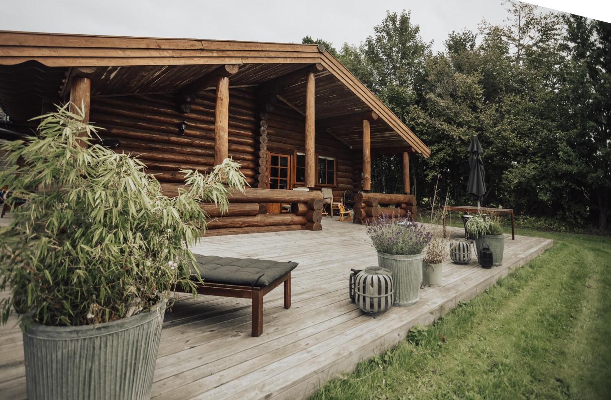 Fjordhygge - Authentic Wood Log Cabin Summerhouse Near Water, Fjord And Forest Jægerspris Exterior foto